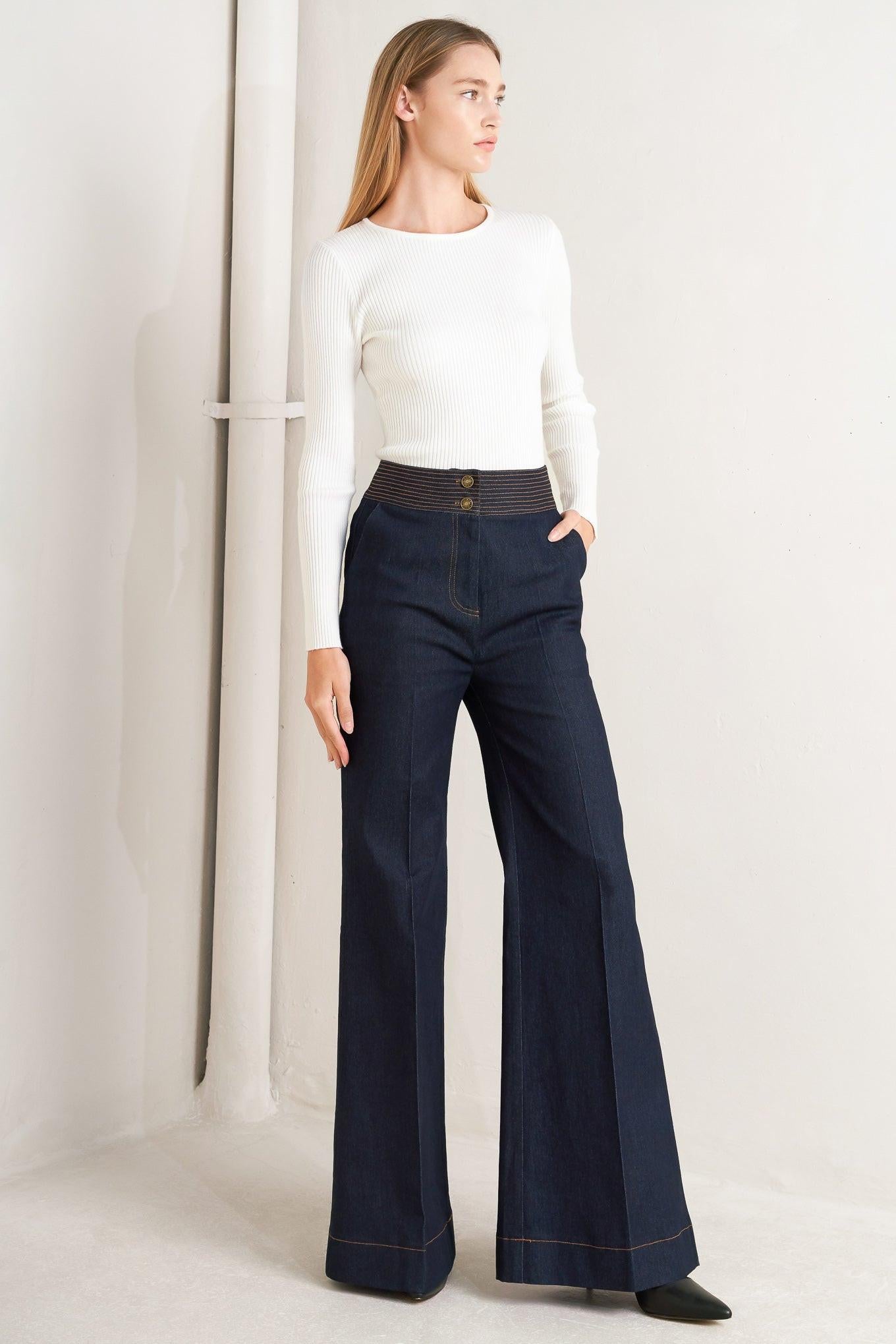 STRONG FRAME DENIM PANTS - Flying Tomato - Flyclothing LLC