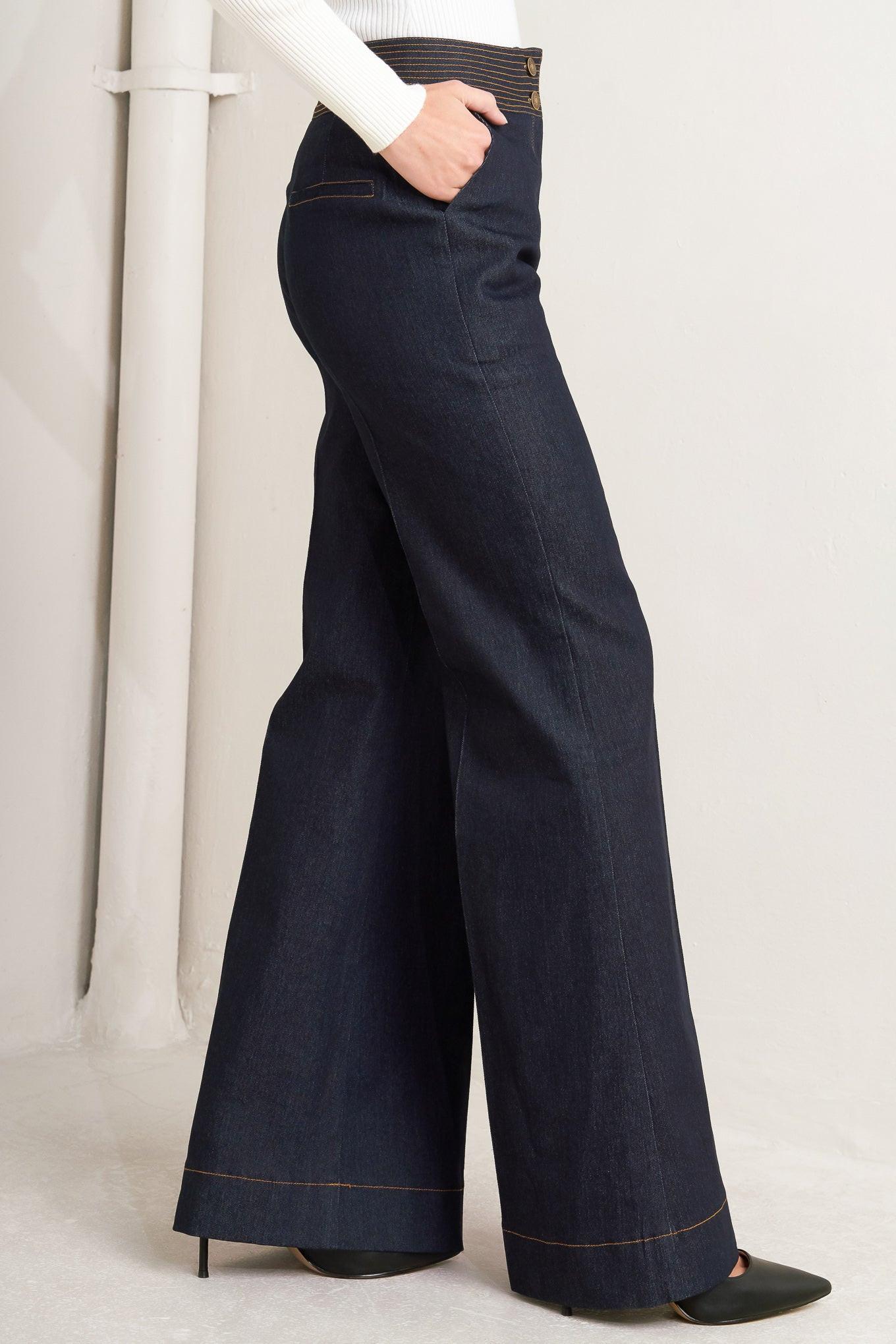 STRONG FRAME DENIM PANTS - Flying Tomato - Flyclothing LLC