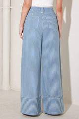 PINSTRIPE PRESTIGE WOVEN PANTS - Flying Tomato - Flyclothing LLC