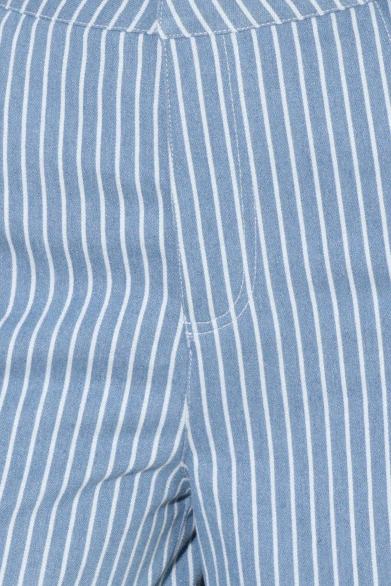 PINSTRIPE PRESTIGE WOVEN PANTS - Flying Tomato - Flyclothing LLC