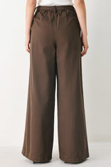 BROWN SUGAR STATEMENT WOVEN PANTS - Flying Tomato - Flyclothing LLC