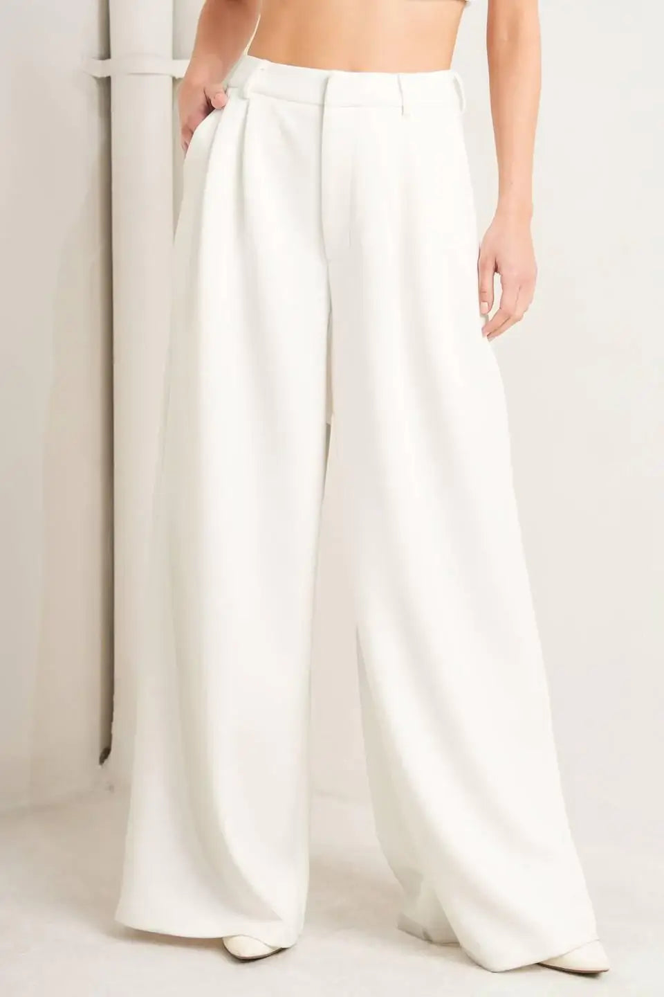 PURE ELEGANCE WOVEN PANTS - Flying Tomato - Flyclothing LLC