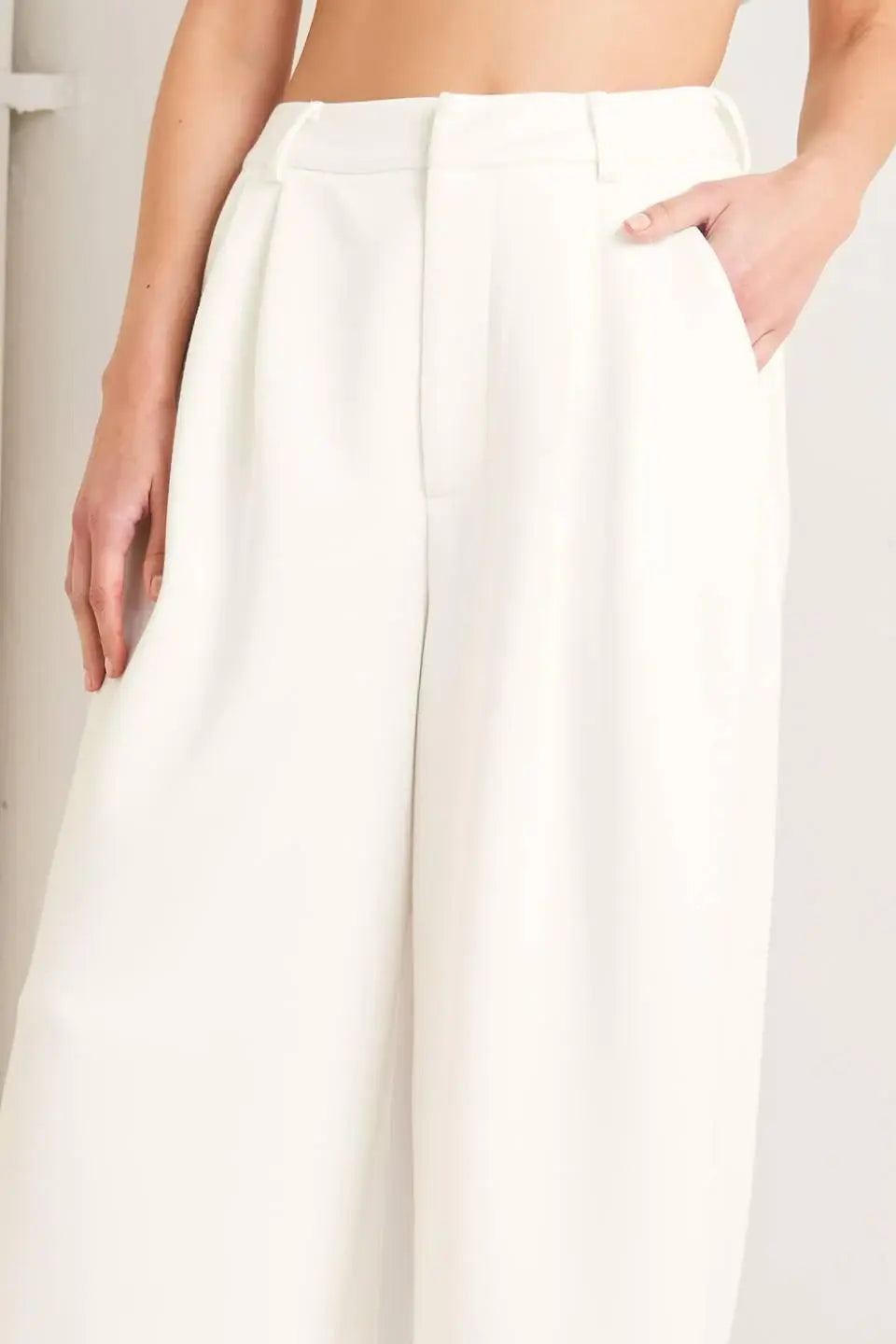 PURE ELEGANCE WOVEN PANTS - Flying Tomato - Flyclothing LLC