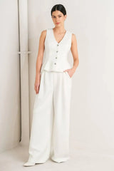PURE ELEGANCE WOVEN PANTS - Flying Tomato - Flyclothing LLC