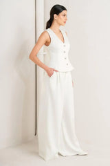 PURE ELEGANCE WOVEN PANTS - Flying Tomato - Flyclothing LLC