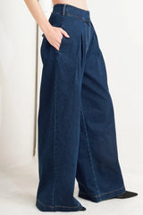 QUIET LUXE DENIM PANTS - Flying Tomato - Flyclothing LLC