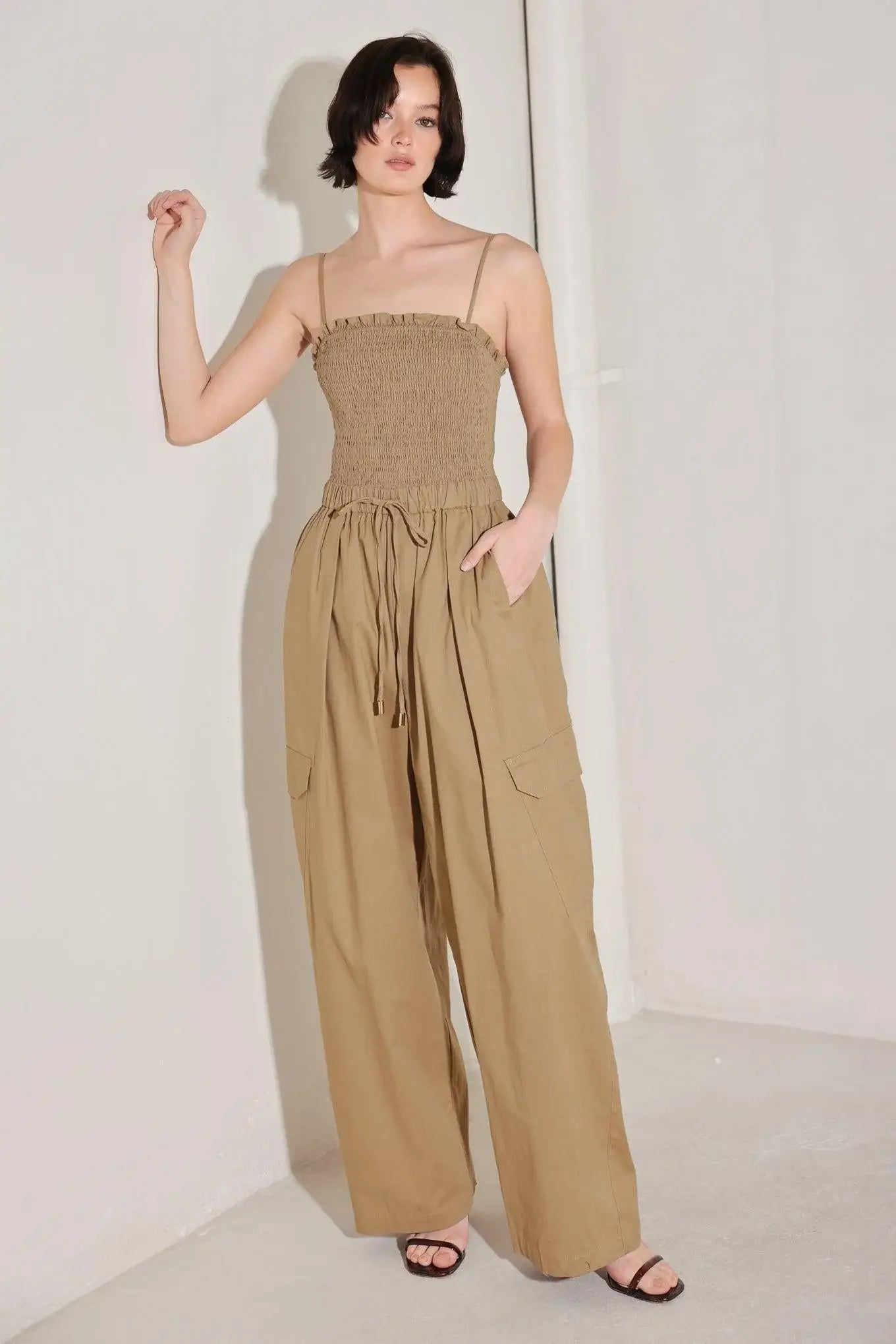 DESERT DAYDREAM WOVEN JUMPSUIT - Flying Tomato - Flyclothing LLC