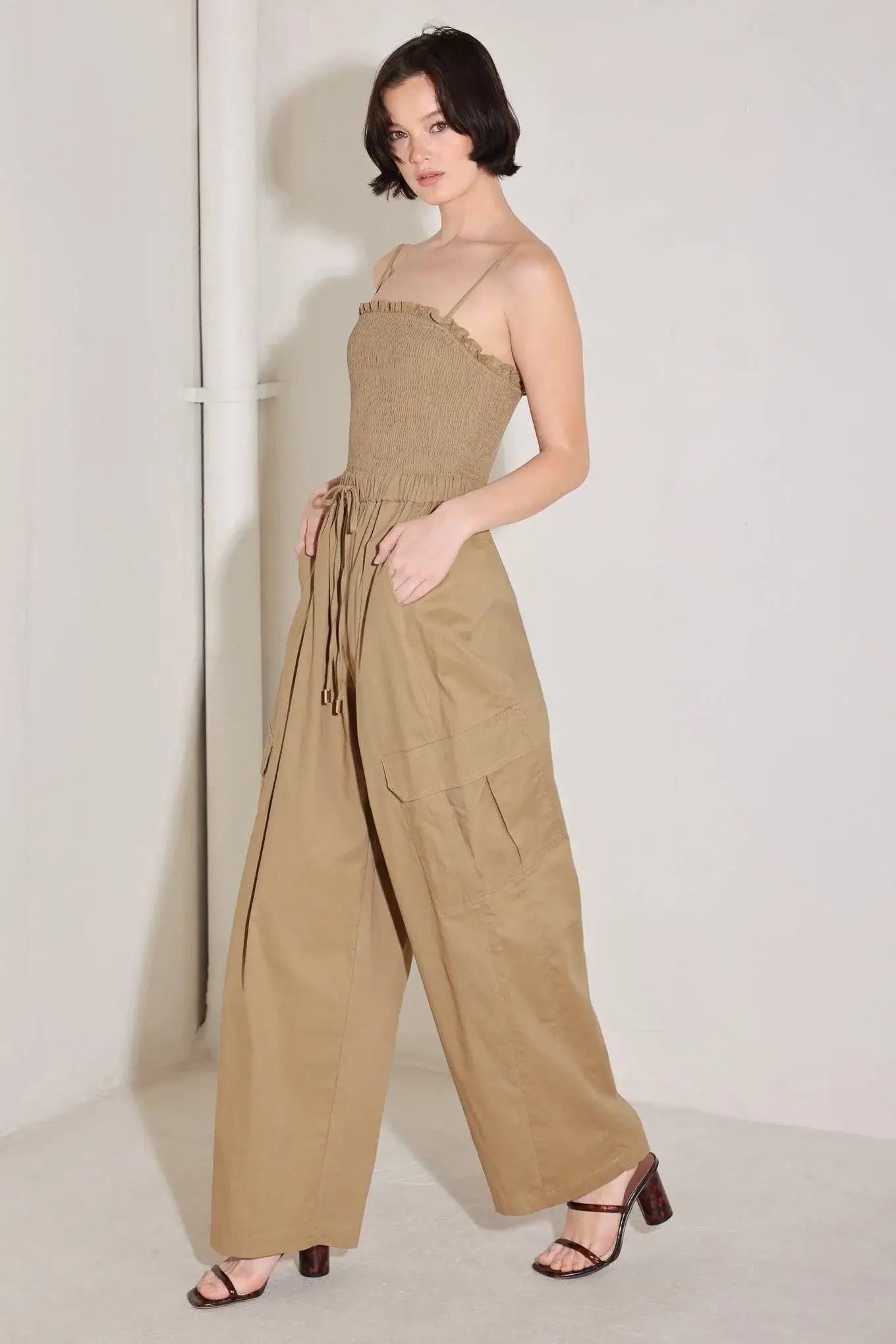 DESERT DAYDREAM WOVEN JUMPSUIT - Flying Tomato - Flyclothing LLC