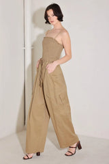 DESERT DAYDREAM WOVEN JUMPSUIT - Flying Tomato - Flyclothing LLC