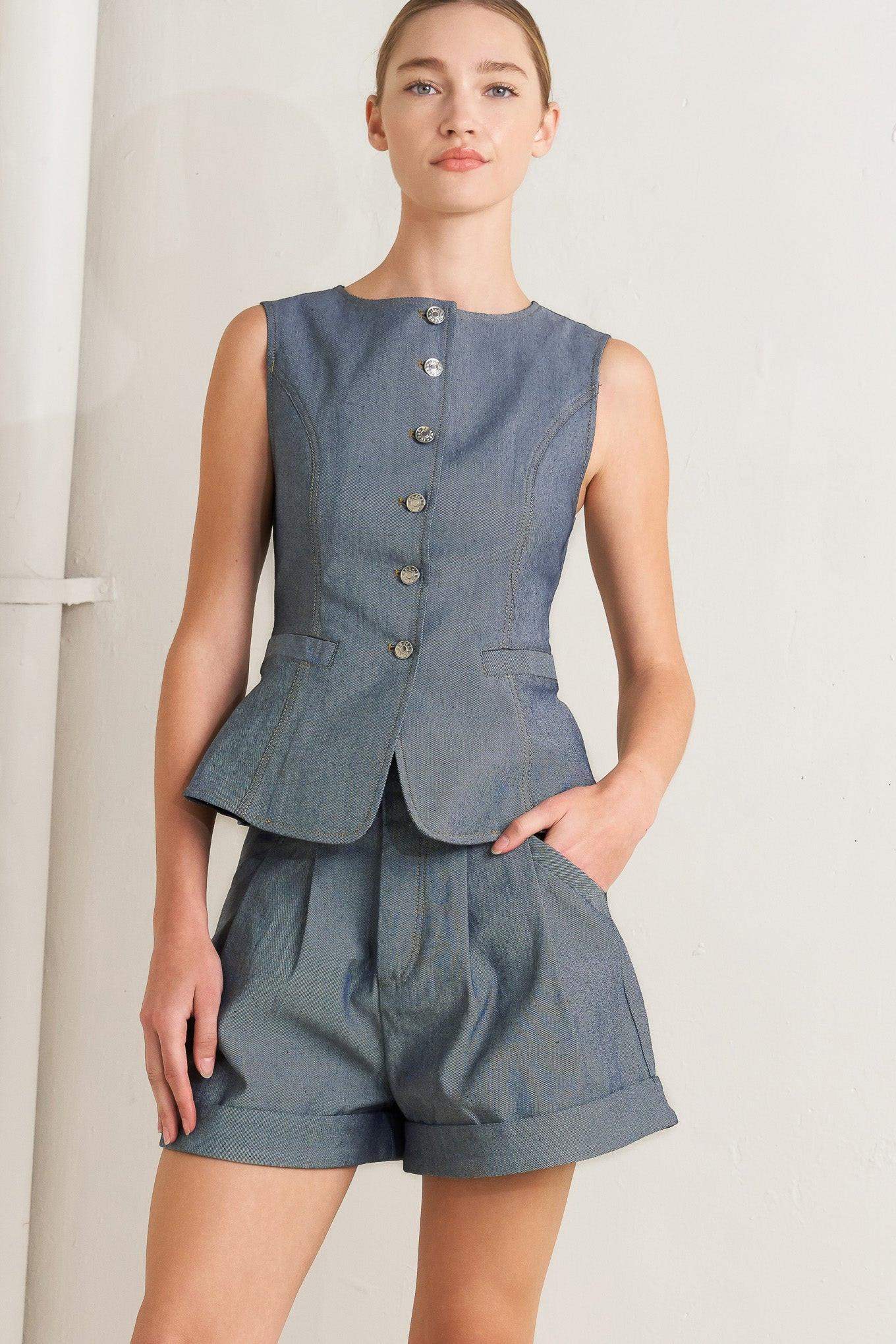 CONFIDENTLY COOL TAILORED WOVEN SHORT - Flying Tomato - Flyclothing LLC