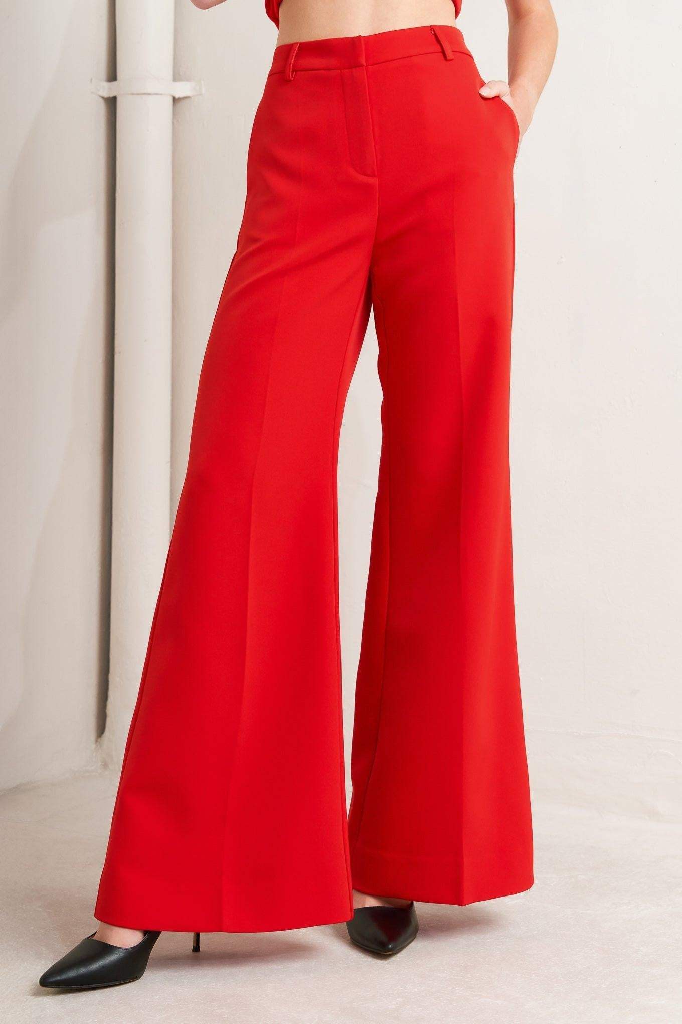 NOIR CONTOUR WOVEN PANTS - Flying Tomato - Flyclothing LLC