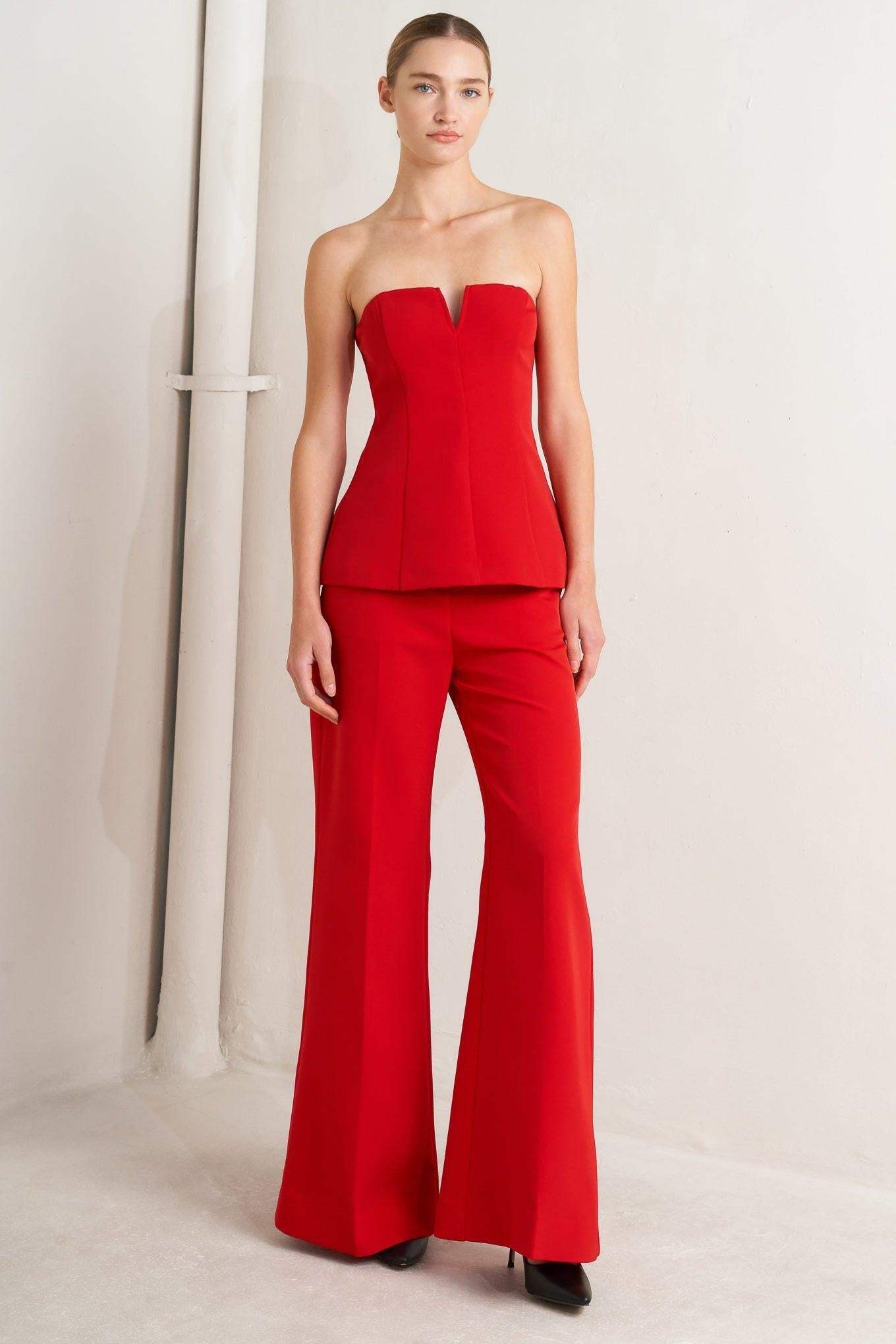 NOIR CONTOUR WOVEN PANTS - Flying Tomato - Flyclothing LLC