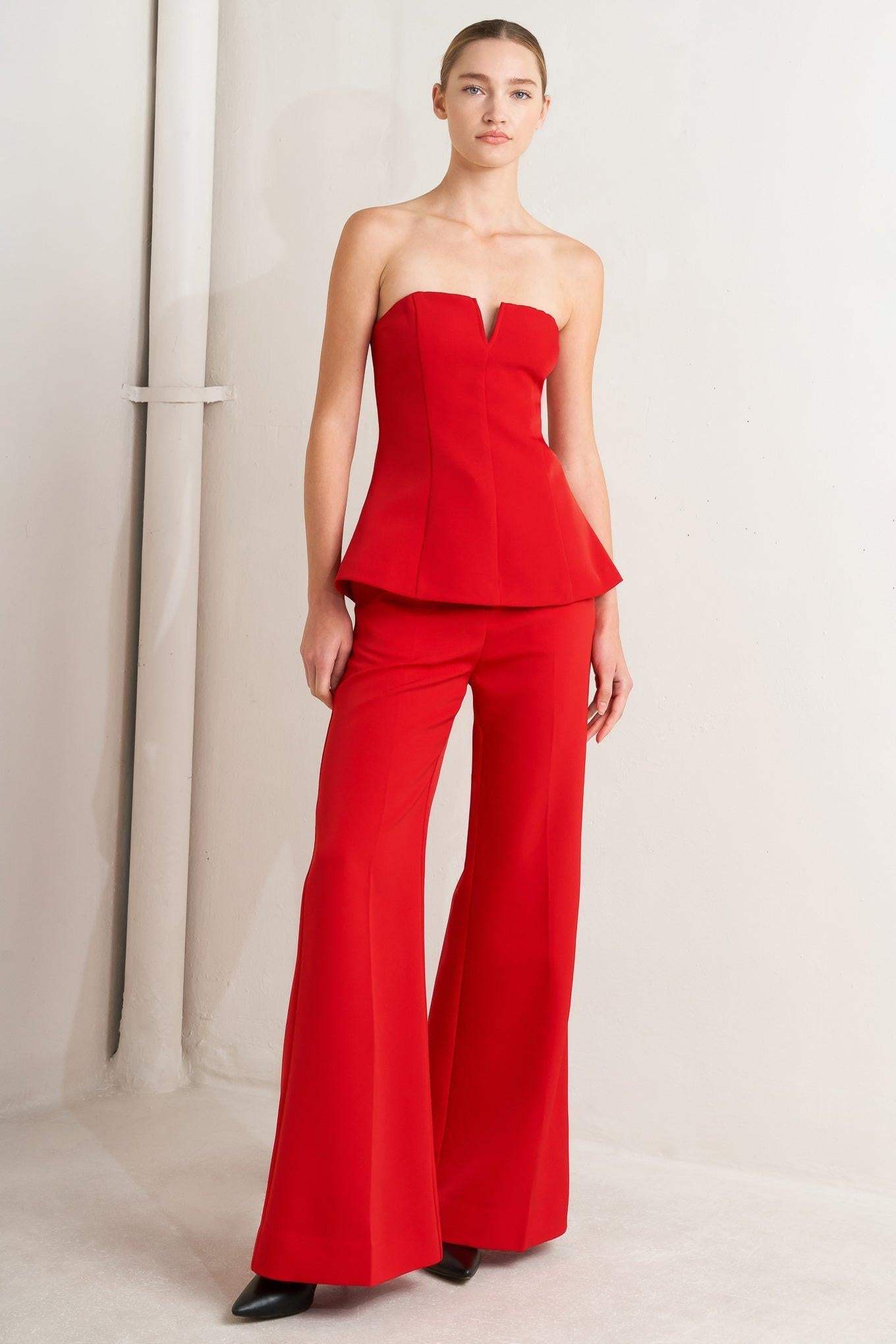 NOIR CONTOUR WOVEN PANTS - Flying Tomato - Flyclothing LLC