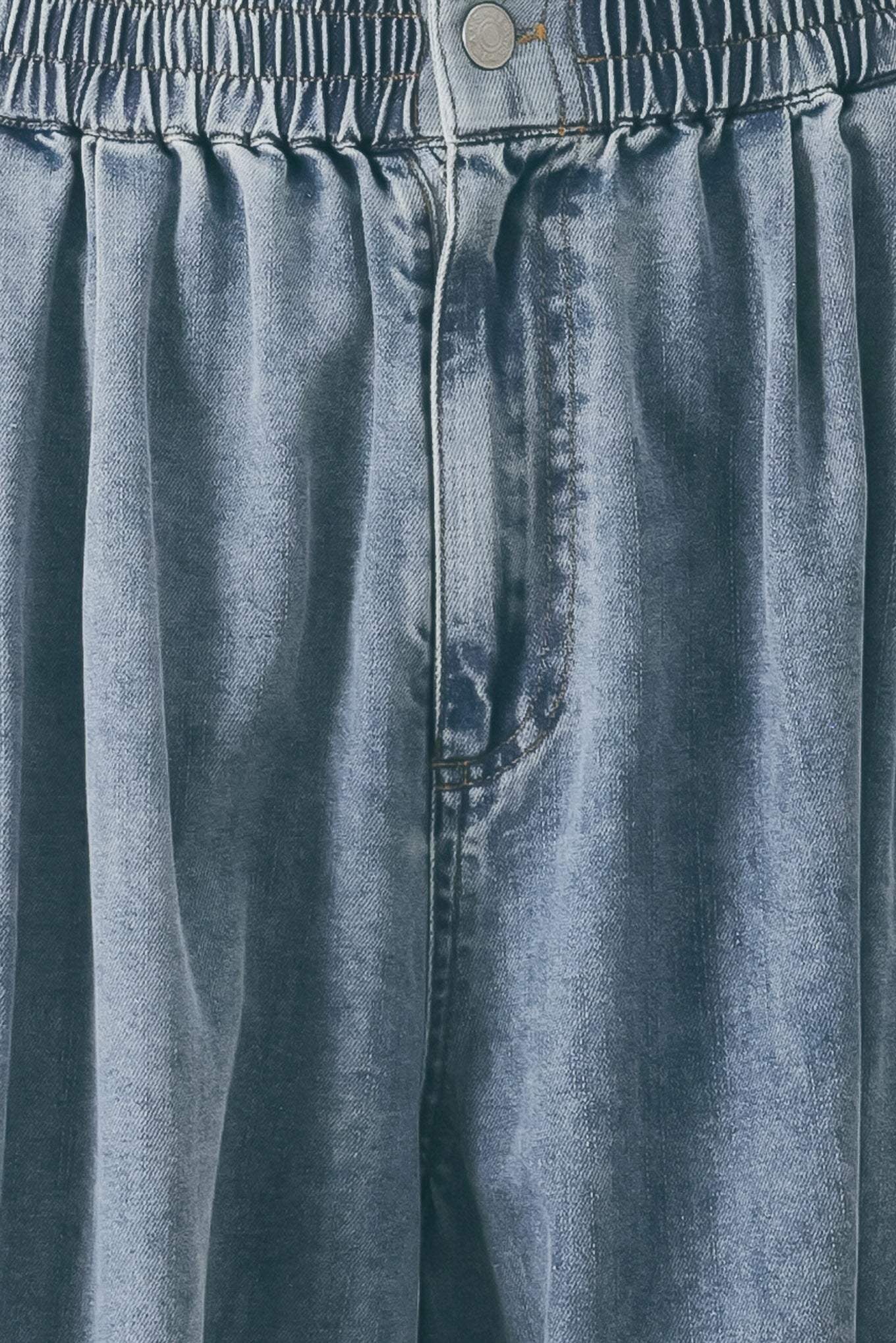 EASY VOLUME DENIM GENIE PANTS - Flying Tomato - Flyclothing LLC