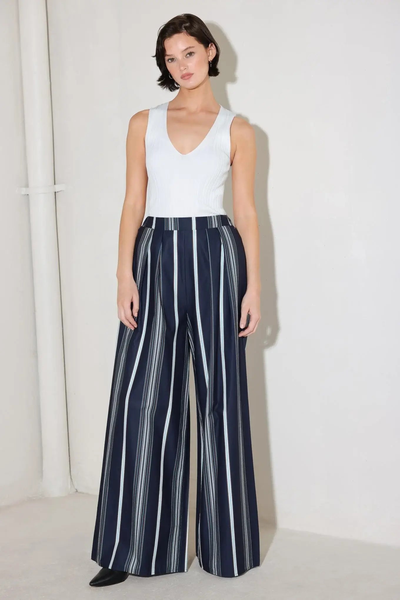 CITY STRIPE WOVEN PANTS - Flying Tomato - Flyclothing LLC