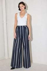 CITY STRIPE WOVEN PANTS - Flying Tomato - Flyclothing LLC