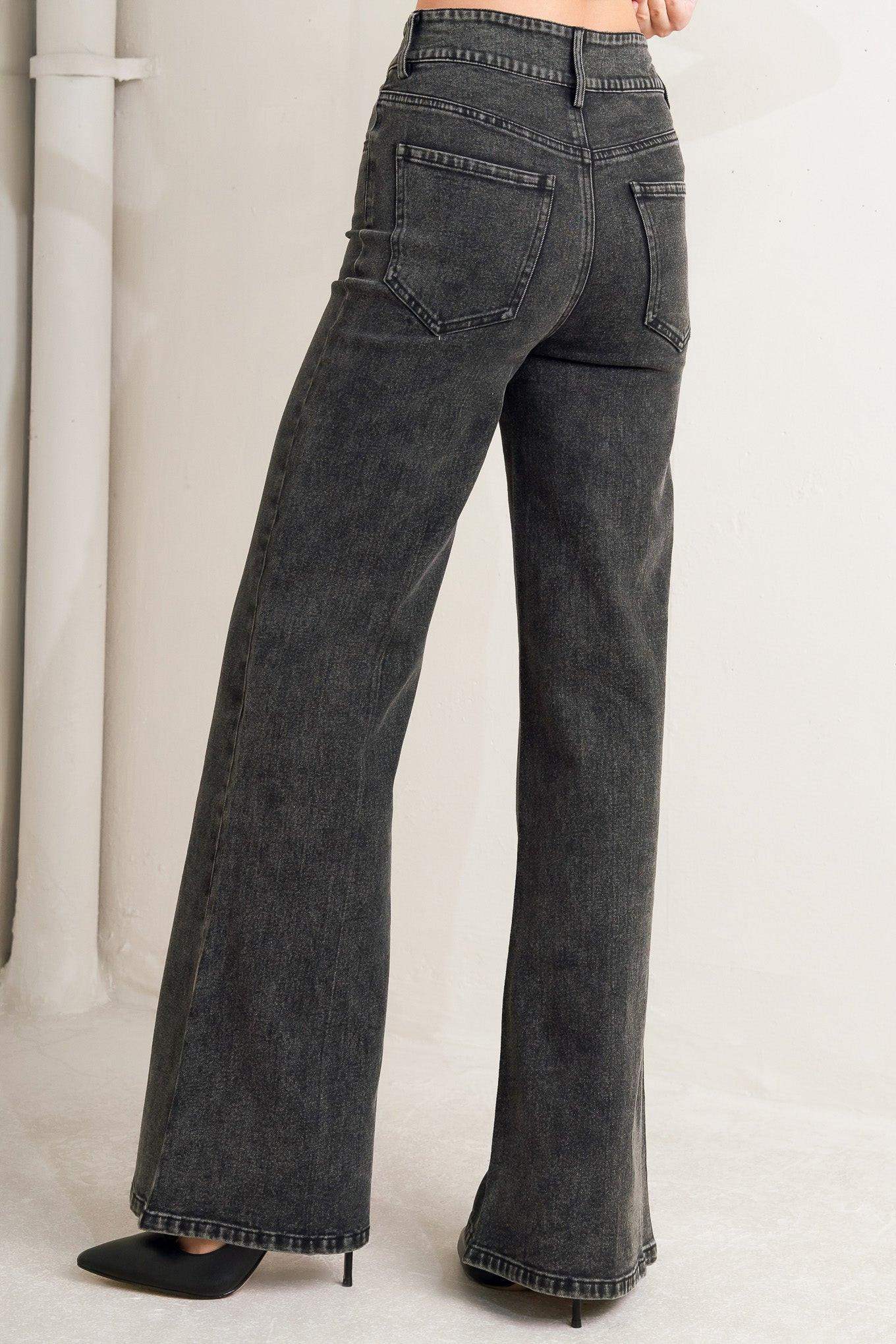 ELEGANT EVERYDAY LOOK DENIM PANTS - Flying Tomato - Flyclothing LLC