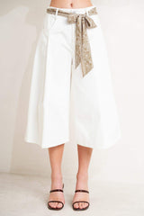 MARBELLA MOMENT WOVEN CULOTTE PANTS - Flying Tomato - Flyclothing LLC