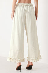 SUNDAY SOFT FLOW WOVEN CULOTTE PANTS - Flying Tomato - Flyclothing LLC