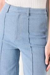 LUNA FLARE WOVEN PANTS - Flying Tomato - Flyclothing LLC