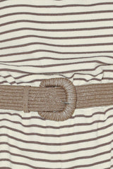 WEEKEND STRIPE KNIT ROMPER