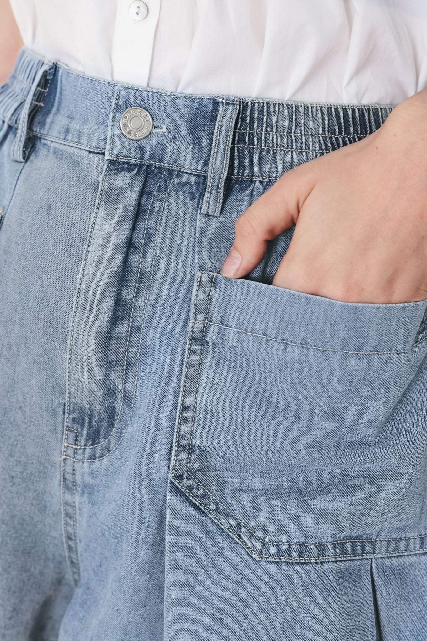 GIRL NEXT DOOR DENIM SHORT - Flying Tomato - Flyclothing LLC
