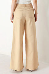 MODERN SAND WOVEN PANTS - Flying Tomato - Flyclothing LLC