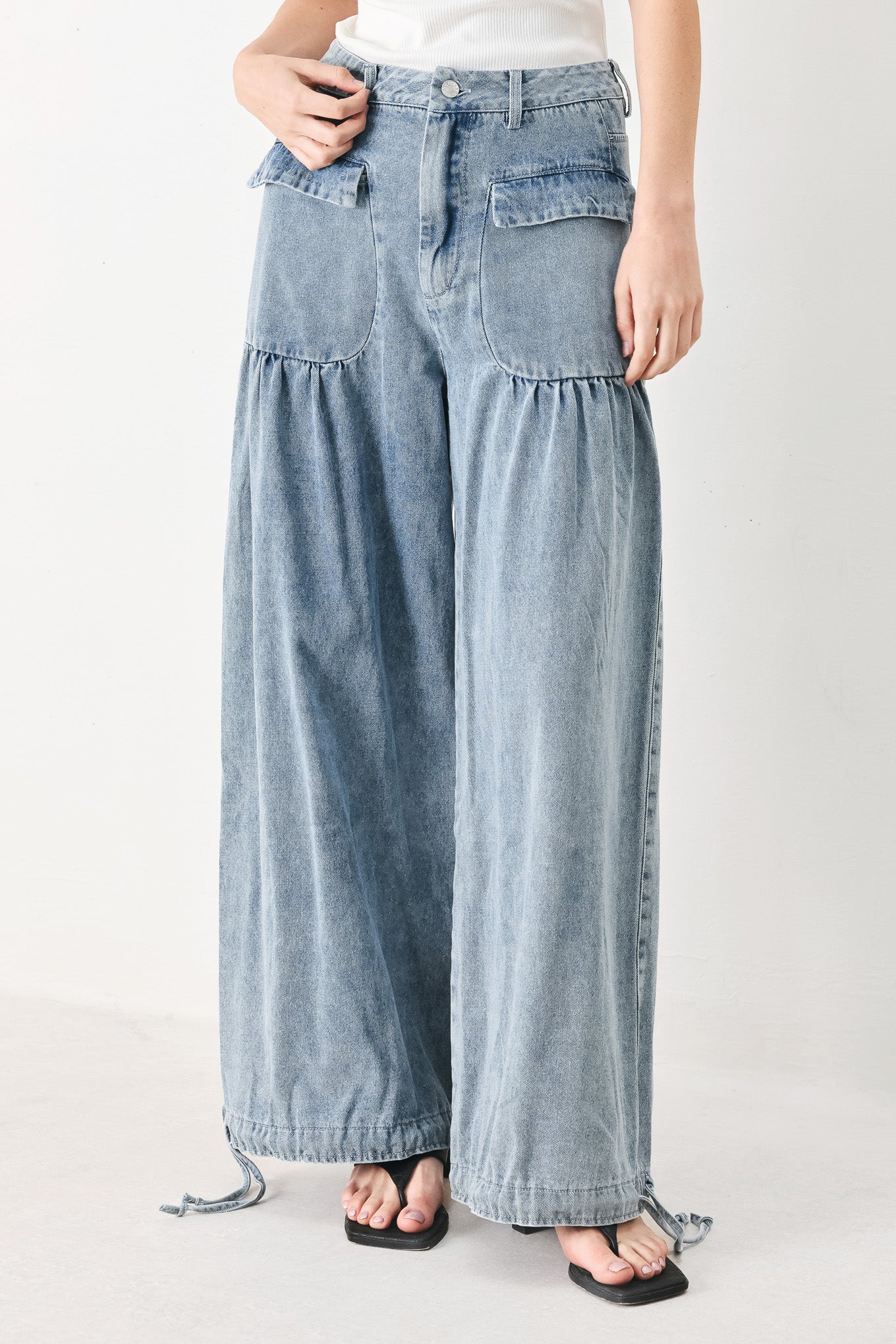 EASY EDGE DENIM PANTS - Flying Tomato - Flyclothing LLC