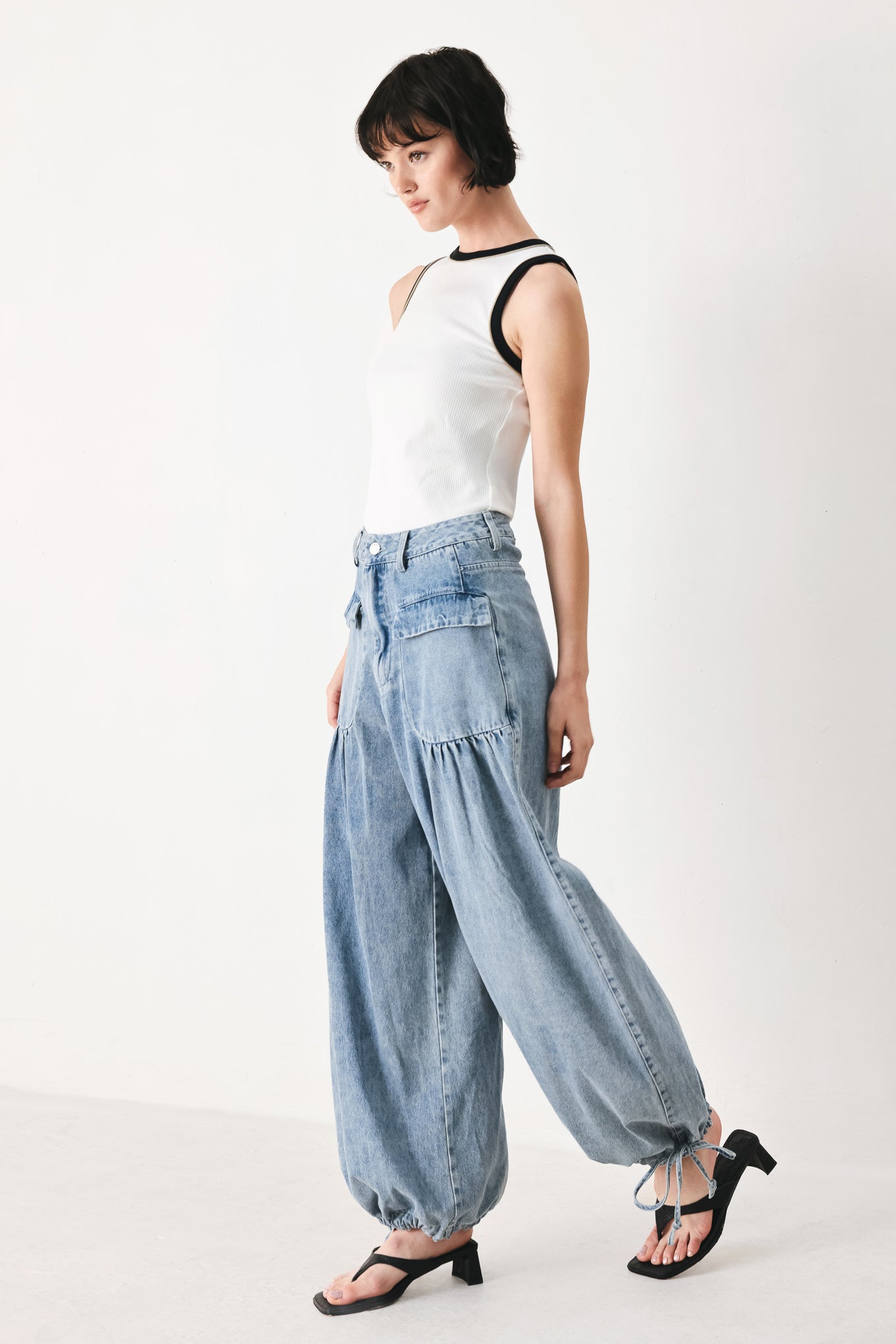 EASY EDGE DENIM PANTS - Flying Tomato - Flyclothing LLC