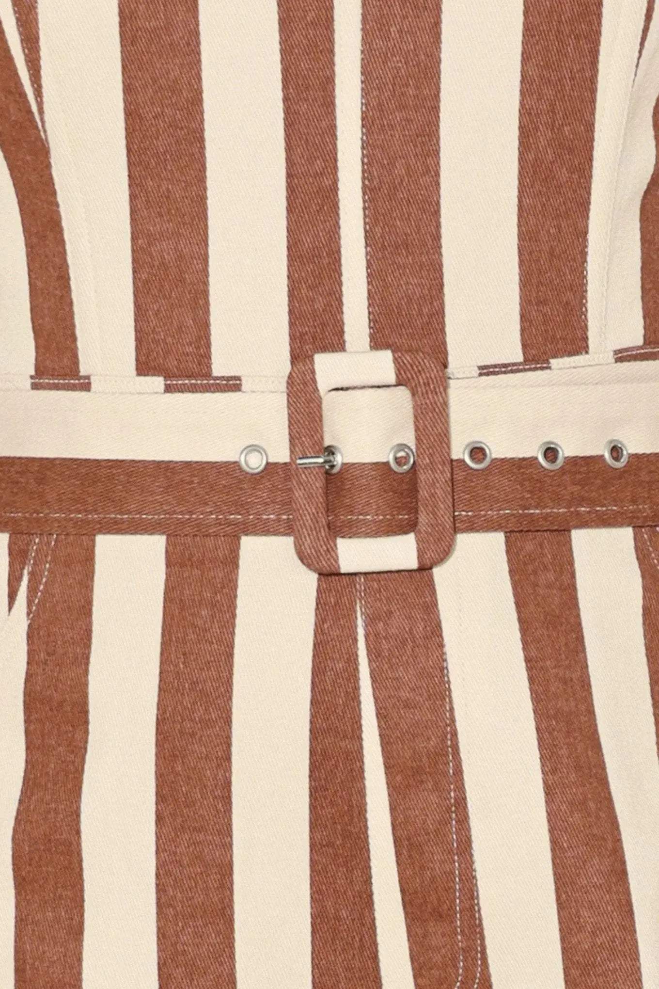 GOLDEN STRIPE ERA WOVEN JUMPSUIT - Flying Tomato - Flyclothing LLC