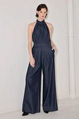 EVENING EDITION WOVEN JUMPSUIT - Flying Tomato - Flyclothing LLC