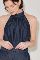 EVENING EDITION WOVEN JUMPSUIT - Flying Tomato - Flyclothing LLC