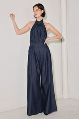 EVENING EDITION WOVEN JUMPSUIT - Flying Tomato - Flyclothing LLC