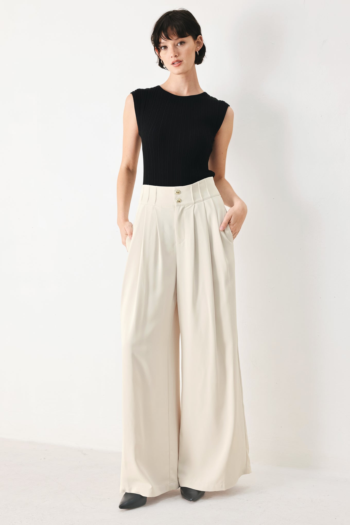 MODERN MINIMAL WOVEN PANTS - Flying Tomato - Flyclothing LLC