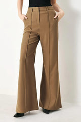 RICH SILHOUETTE WOVEN PANTS - Flying Tomato - Flyclothing LLC