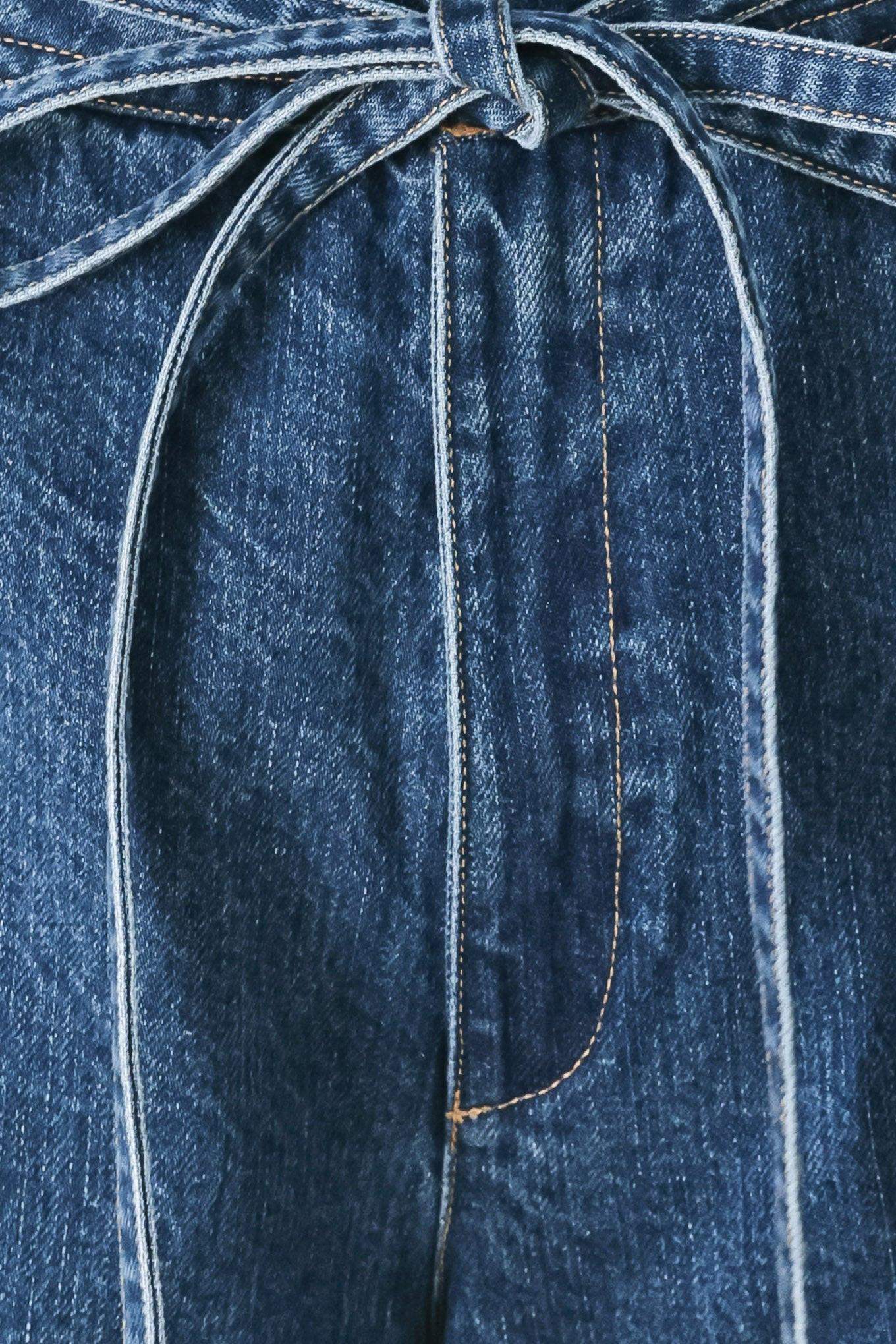 BLUE HONEY OVERSIZE DENIM PANTS - Flying Tomato - Flyclothing LLC