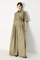 OLIVE DAYDREAM WOVEN JUMPSUIT - Flying Tomato - Flyclothing LLC