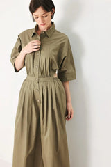 OLIVE DAYDREAM WOVEN JUMPSUIT - Flying Tomato - Flyclothing LLC