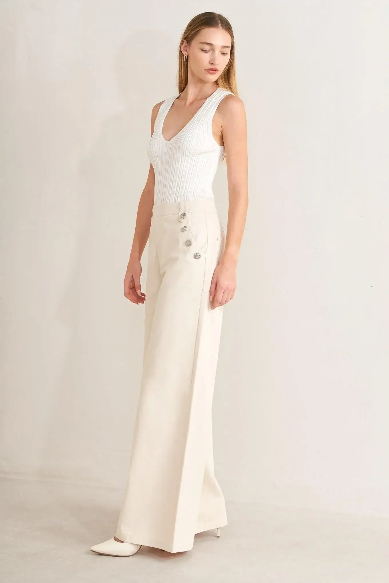 RUNWAY TAILORED WOVEN PANTS - Flying Tomato - Flyclothing LLC