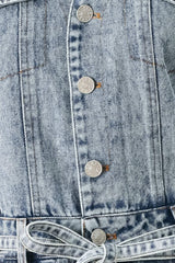 WEEKEND BLUE LOOK DENIM ROMPER - Flying Tomato - Flyclothing LLC