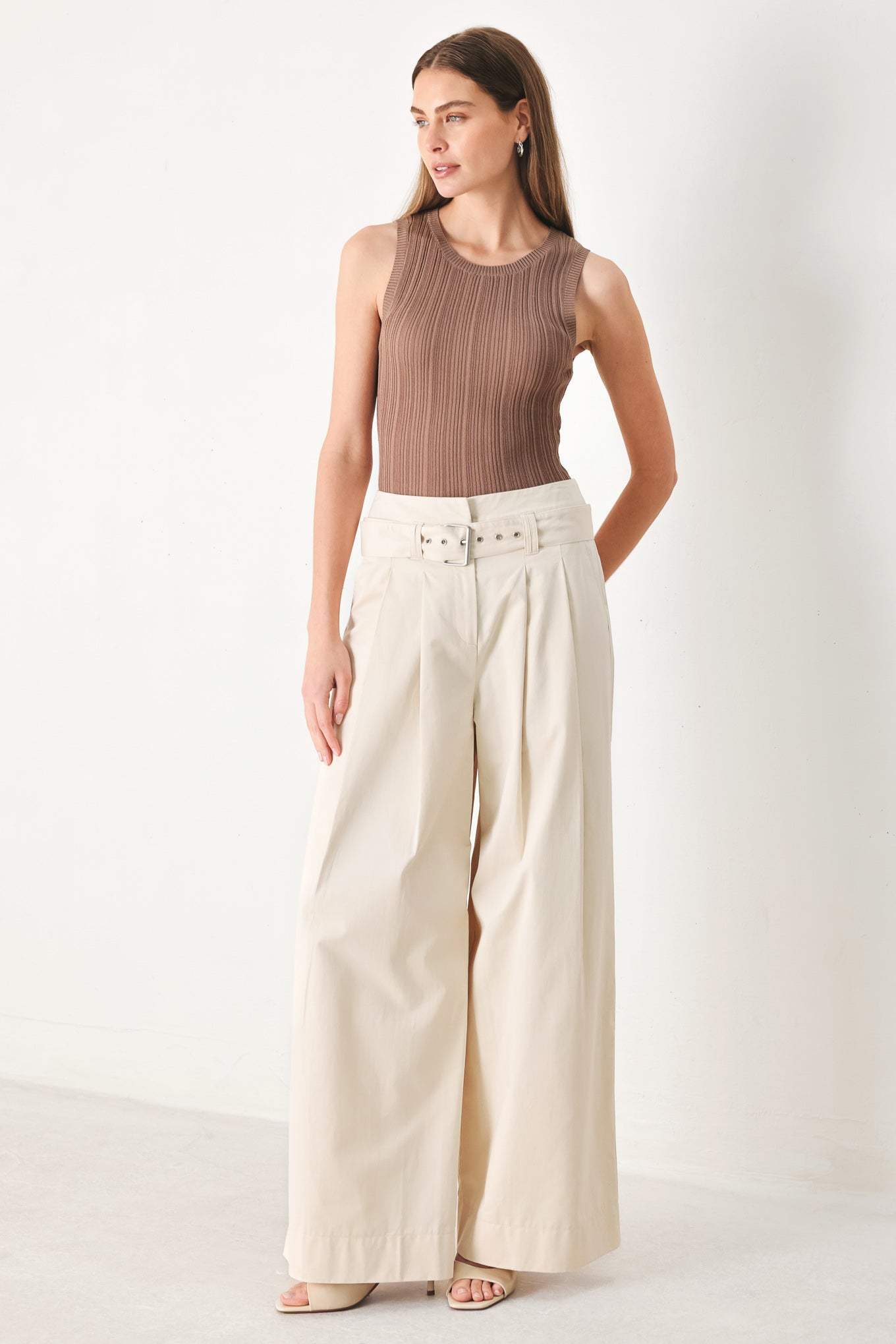 VELA WIDE WOVEN PANTS - Flying Tomato - Flyclothing LLC