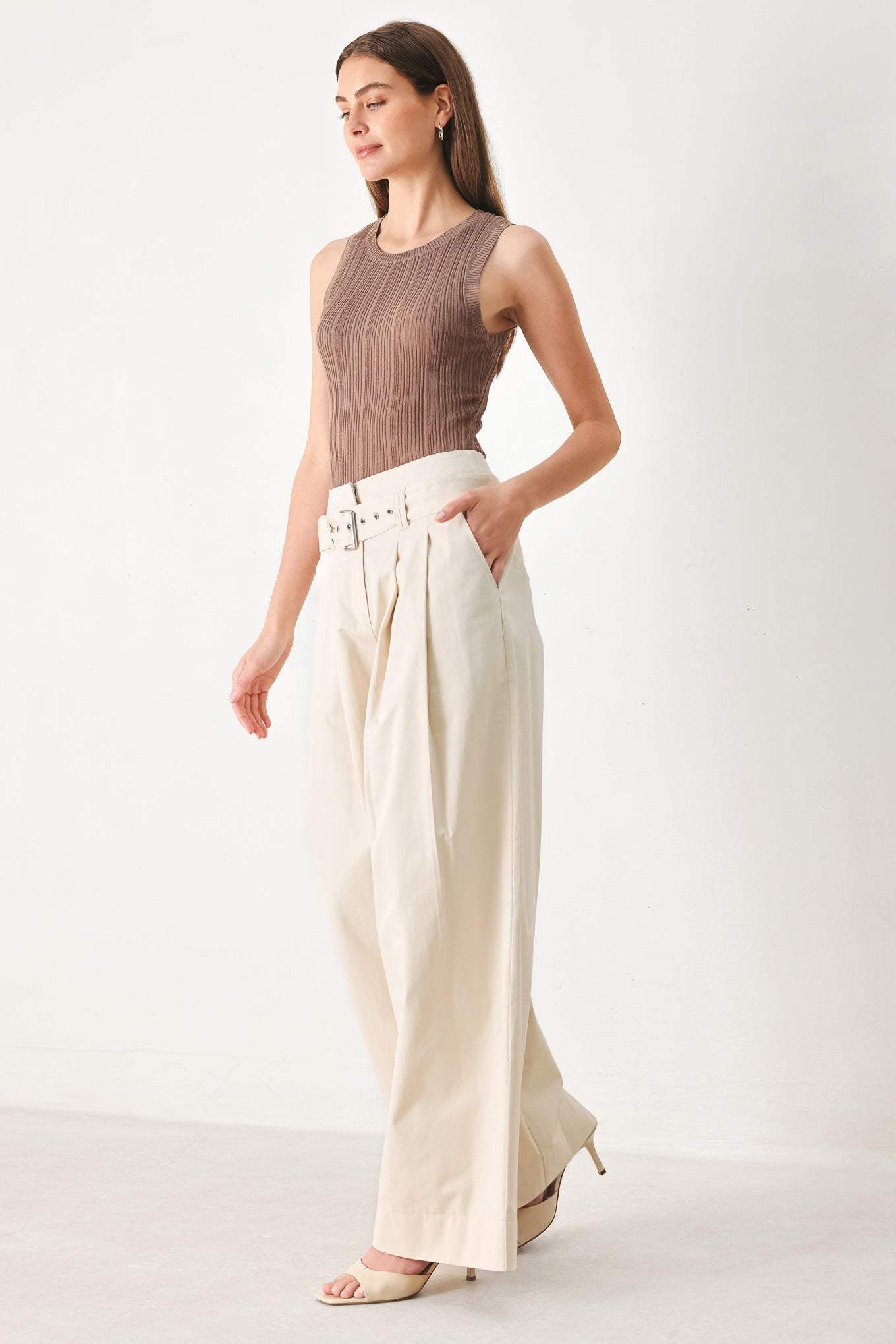 VELA WIDE WOVEN PANTS - Flying Tomato - Flyclothing LLC