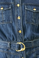 PLAY MODE DENIM ROMPER - Flying Tomato - Flyclothing LLC