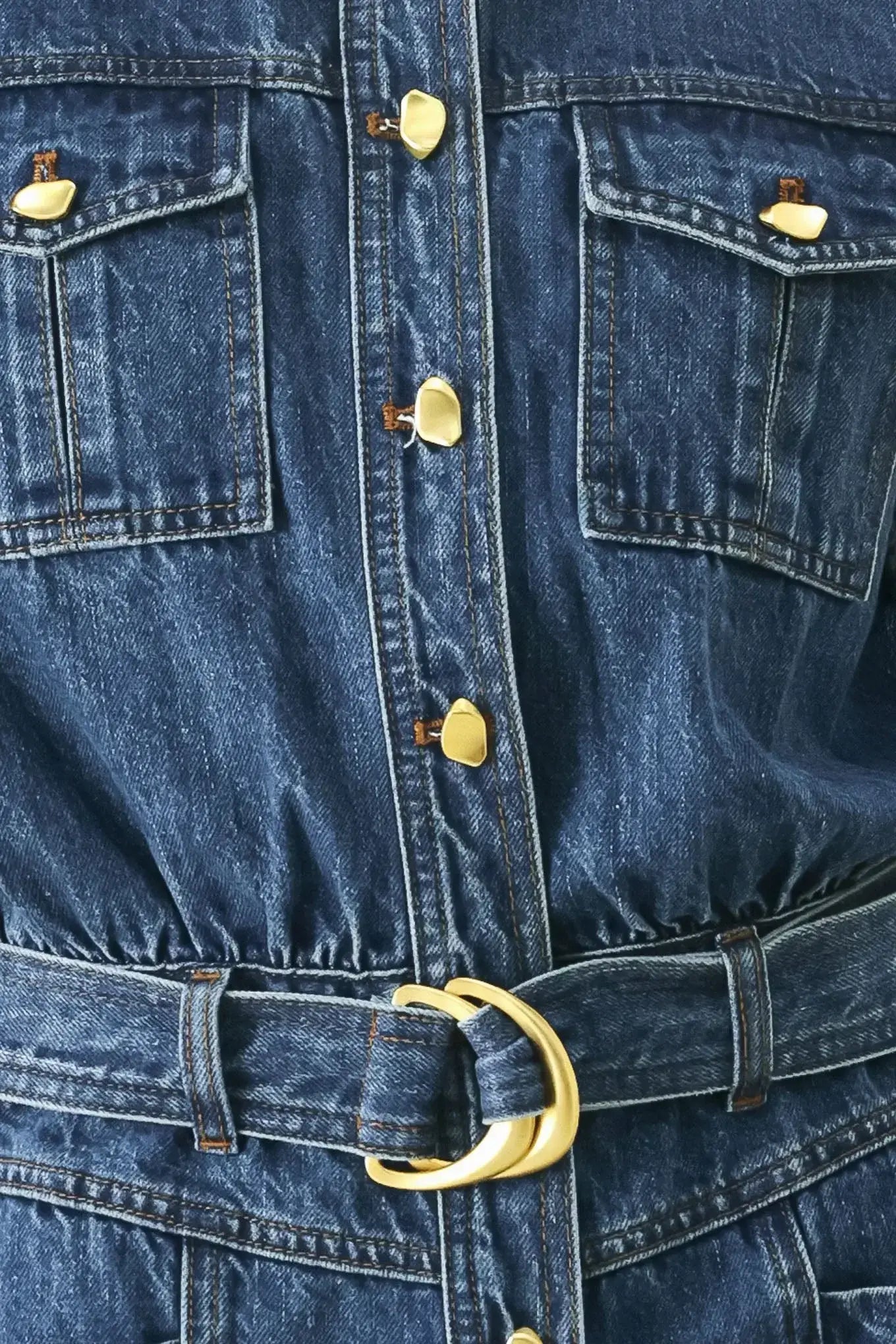 PLAY MODE DENIM ROMPER - Flying Tomato - Flyclothing LLC