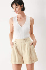 DESERT MINIMAL WOVEN SHORTS - Flying Tomato - Flyclothing LLC