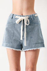 BEACH DAY DENIM SHORTS - Flying Tomato - Flyclothing LLC