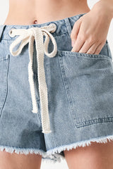 BEACH DAY DENIM SHORTS - Flying Tomato - Flyclothing LLC