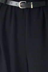 BLACK TIE PALAZZO WIDE LEG PANTS - Flying Tomato - Flyclothing LLC