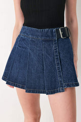 OFF DUTY DENIM SKORT - Flying Tomato - Flyclothing LLC