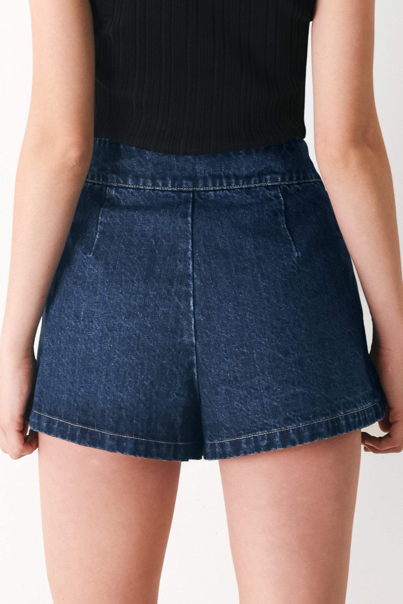 OFF DUTY DENIM SKORT - Flying Tomato - Flyclothing LLC